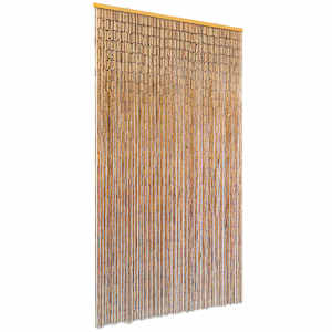 Dveřní závěs proti hmyzu, bambus, 100x200 cm - obrázek 1