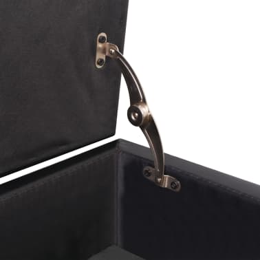 Vidaxl Sofa Bed With Drawers And Ottoman Black Artificial Leather