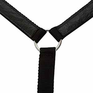 Westernové sedlo pro koně, set, pravá kůže 12" černé - obrázek 12