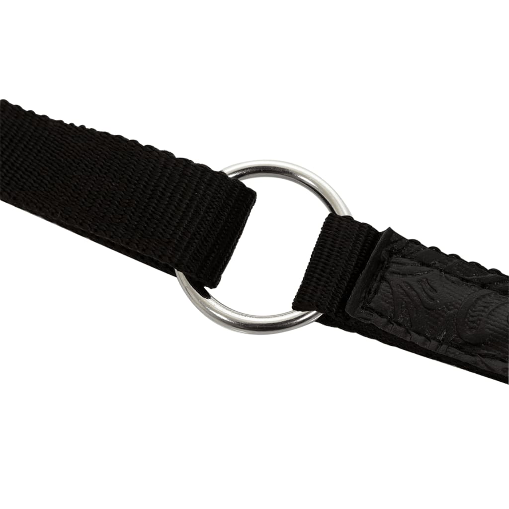 Westernové sedlo pro koně, set, pravá kůže 13" černé - obrázek 14