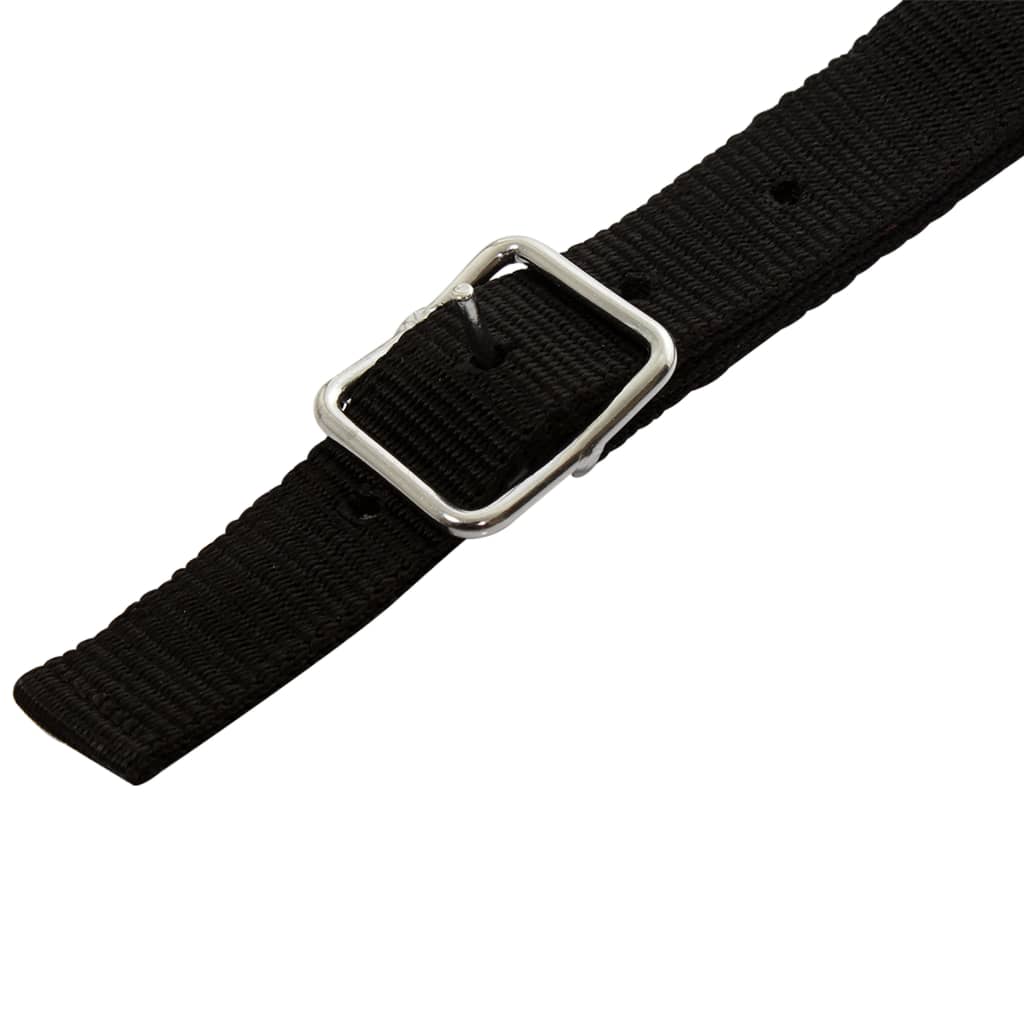 Westernové sedlo pro koně, set, pravá kůže 13" černé - obrázek 15