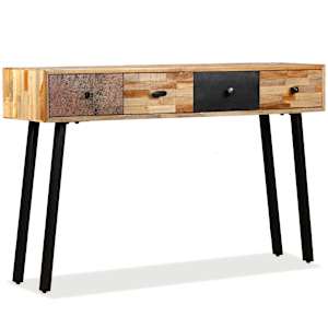 Konzolový stolek, masivní recyklovaný teak 120x30x76 cm - obrázek 11