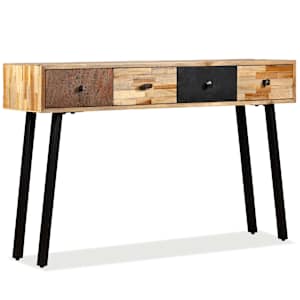 Konzolový stolek, masivní recyklovaný teak 120x30x76 cm - obrázek 12
