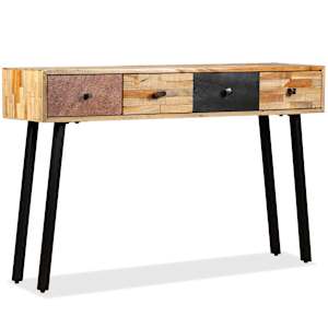 Konzolový stolek, masivní recyklovaný teak 120x30x76 cm - obrázek 13