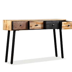Konzolový stolek, masivní recyklovaný teak 120x30x76 cm - obrázek 5