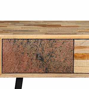 Konzolový stolek, masivní recyklovaný teak 120x30x76 cm - obrázek 6