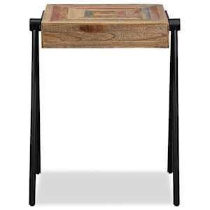 Odkládací stolek masivní recyklovaný teak - obrázek 4