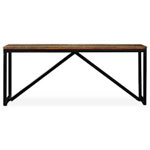 Lavice masivní recyklované dřevo 110 x 35 x 45 cm - obrázek 3