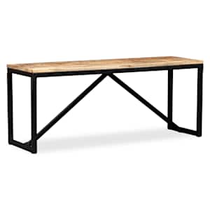 Lavice masivní mangovníkové dřevo 110 x 35 x 45 cm - obrázek 3