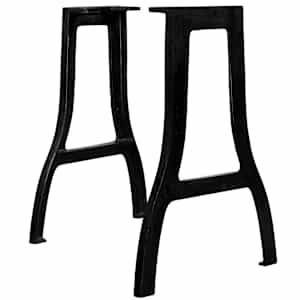 vidaXL s&ouml;&ouml;gilaua jalad, 2 tk, A-raam, malm