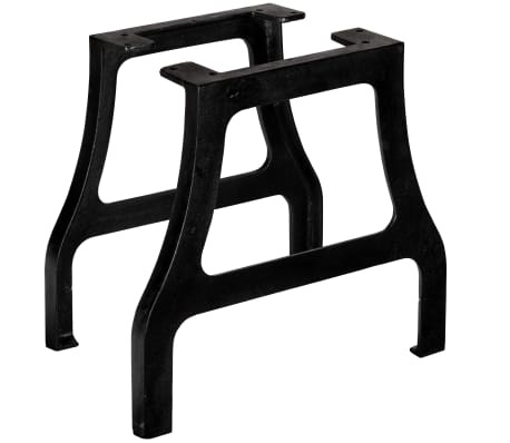 vidaXL 2x Furniture Legs Cast Iron Feet Accessories Multi Shapes Multi Models