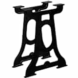vidaXL Patas de mesa de comedor 2 uds estructura Y hierro fundido