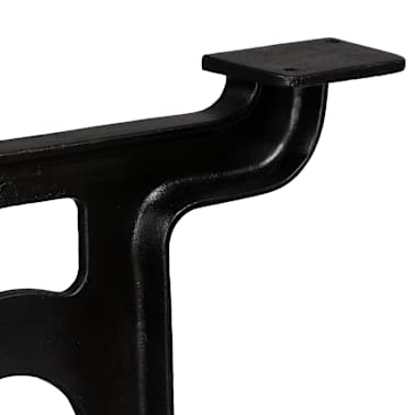 vidaXL Pernas p/ mesa de jantar 2 pcs estrutura em Y ferro fundido[8/10]