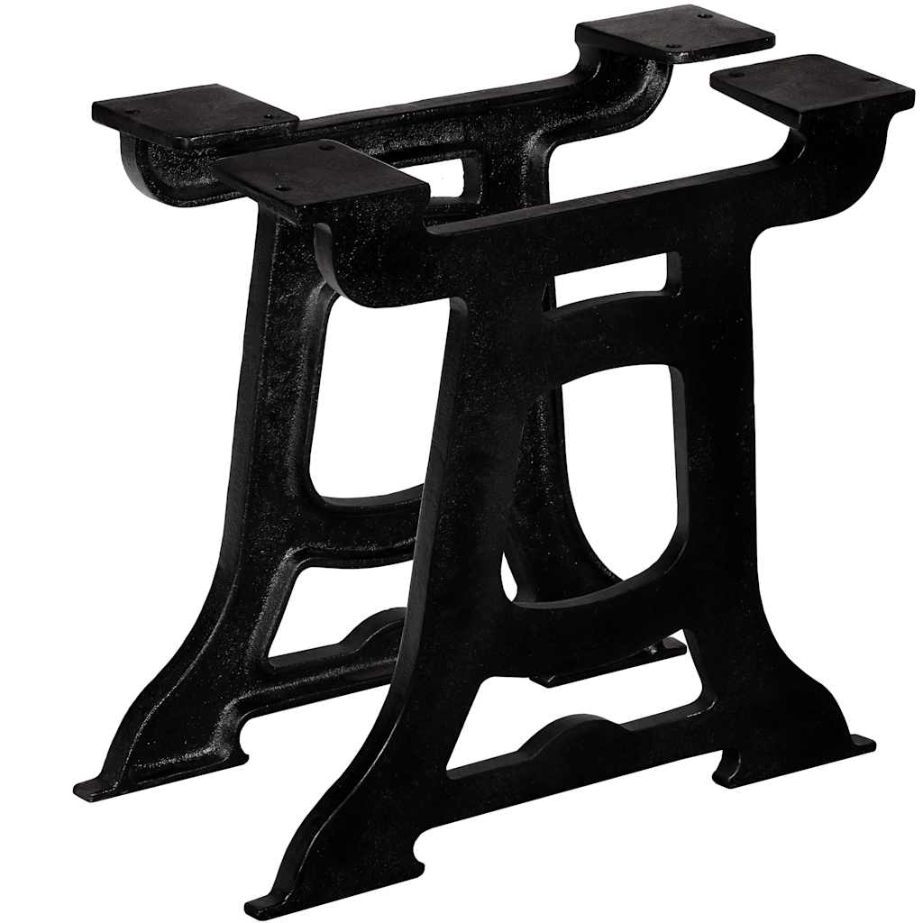 Table Legs Metal Base Desk Legs for Workbench Dining Table Cast Iron vidaXL - Picture 22 of 47
