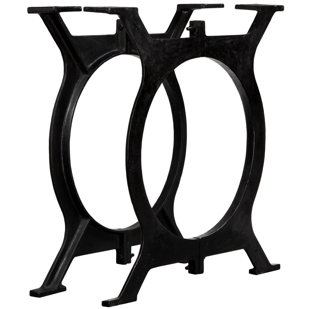 Table Legs Metal Base Desk Legs for Workbench Dining Table Cast Iron vidaXL - Picture 25 of 47
