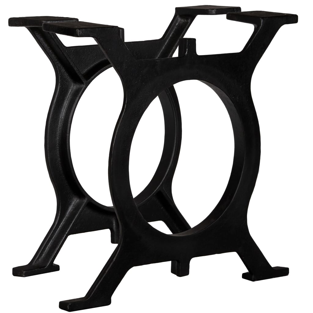 Table Legs Metal Base Desk Legs for Workbench Dining Table Cast Iron vidaXL - Picture 13 of 47