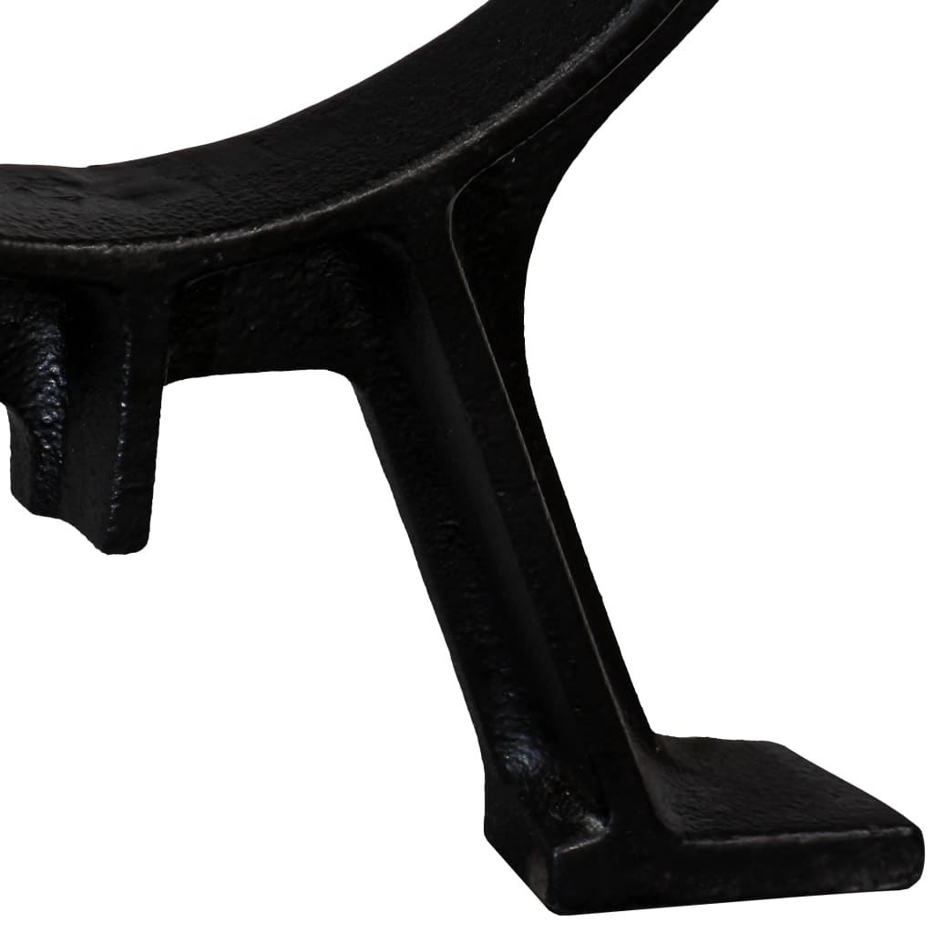 Nohy k lavici ve tvaru písmene O 2 ks litinové