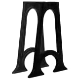 vidaXL 2 Patas de mesa de comedor en hierro macizo fundido