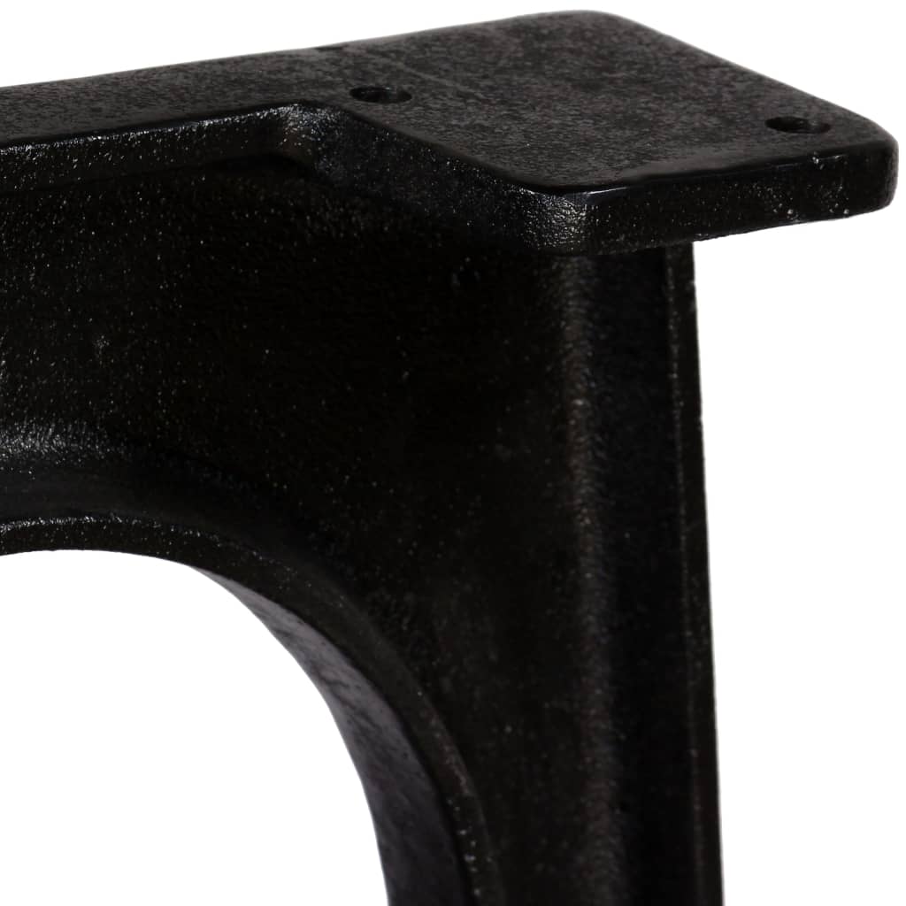 vidaXL Noge za stol 2 kom s lukom i A-okvirom od lijevanog željeza