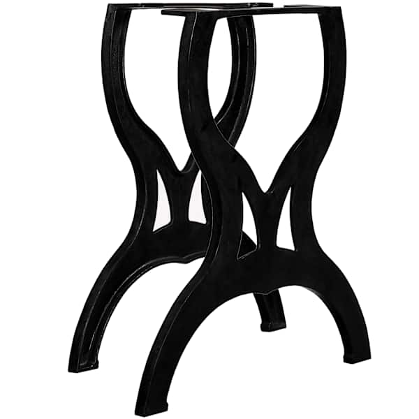 vidaXL s&ouml;&ouml;gilaua jalad, 2 tk, X-raam, malm