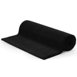 vidaXL Felpudo de fibra de coco negro 17 mm 80x100 cm