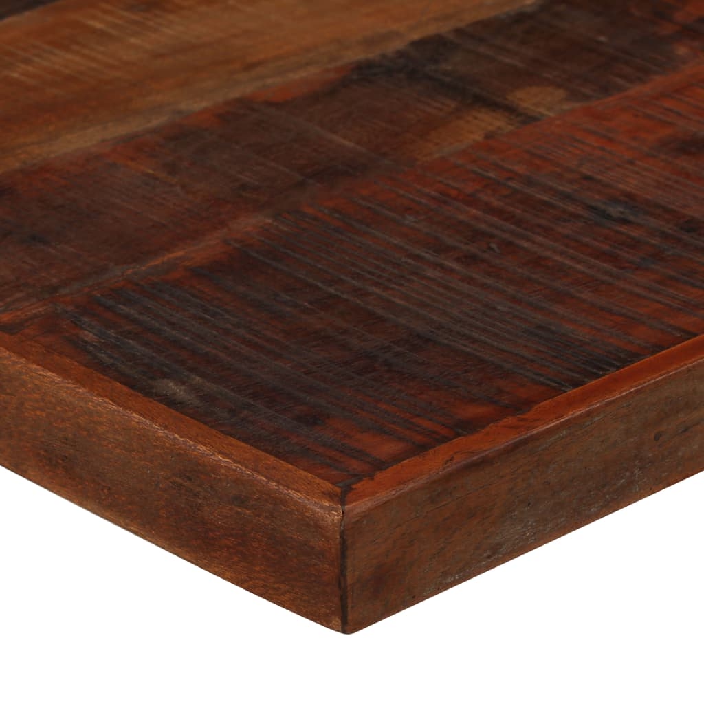 Sötétbarna tömör újrahasznosított fa bárasztal 60 x 60 x 107 cm 