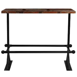 vidaXL Baro stalas, perdirbta mediena, įvairių spalvų, 180x70x107cm