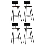 vidaXL Bar Chairs 4 pcs Solid Reclaimed Wood Multicolour