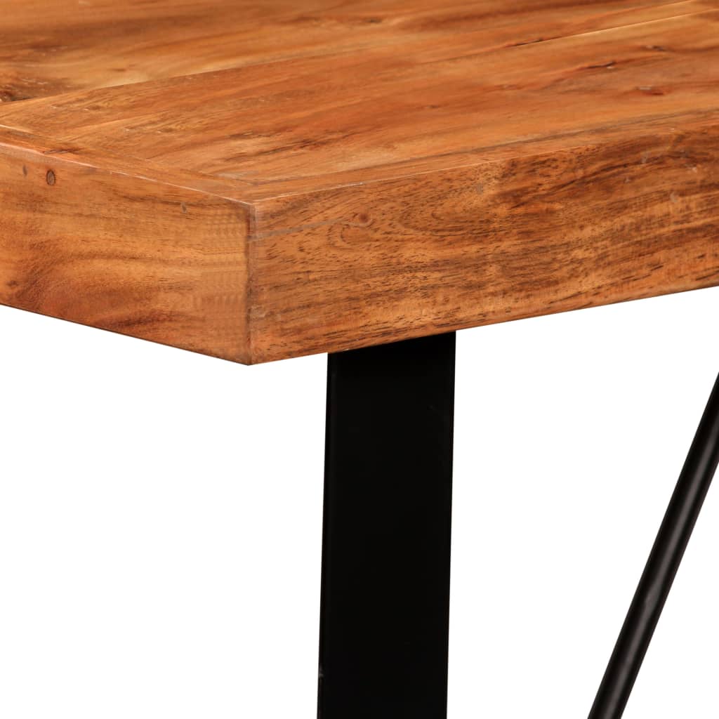 Barski stol od masivnog bagremovog drva 120 x 60 x 107 cm