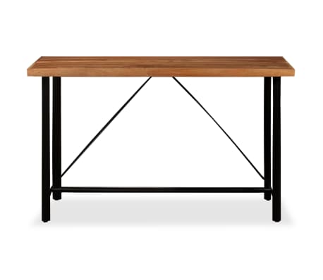 vidaXL Tavolino da Bar in Legno Massello di Acacia 180x70x107 cm