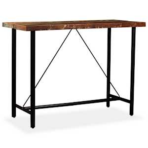 Barový stůl masivní recyklované dřevo 150 x 70 x 107 cm - obrázek 11