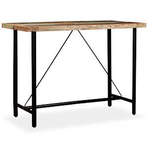 Barový stůl masivní recyklované dřevo 150 x 70 x 107 cm - obrázek 12
