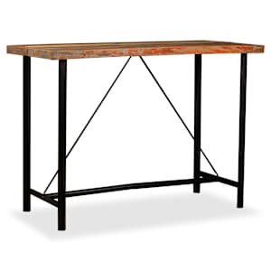 Barový stůl masivní recyklované dřevo 150 x 70 x 107 cm - obrázek 9