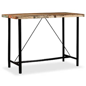 Barový stůl masivní recyklované dřevo 150 x 70 x 107 cm - obrázek 10