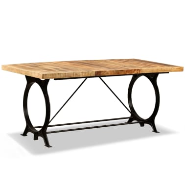 Table a manger bois brut