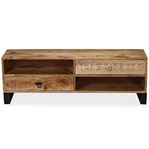 TV stolek z masivního mangovníkového dřeva 120 x 30 x 40 cm - obrázek 3