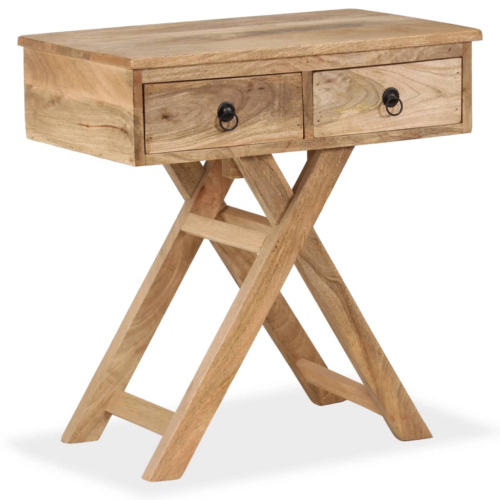 

vidaXL Bijzettafel 65x40x76 cm massief mangohout
