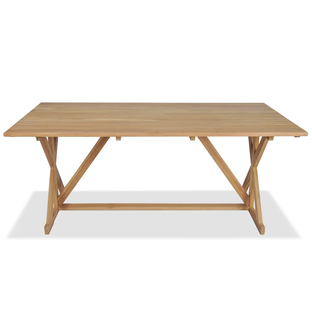 VidaXL - vidaXL Eettafel 180x90x75 cm massief teakhout