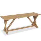 vidaXL Banc de jardin 120 cm Teck solide