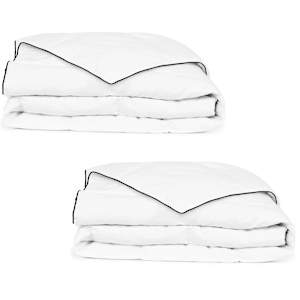 Zimska prešita odeja z gosjim perjem 2 kosa 135x200 cm