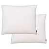 vidaXL sulgedest/udusulgedest rasked padjad, 2 tk, 70 x 60 cm, valge