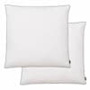 vidaXL sulgedest/udusulgedest kerged padjad, 2 tk, 80 x 80 cm, valge
