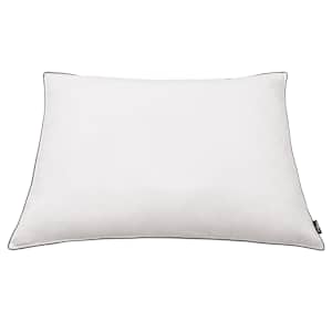 Polštáře 2 ks výplň z prachového peří/peří lehké 70x60 cm bílé - obrázek 3