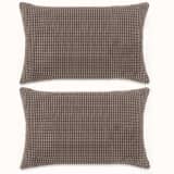 vidaXL Set Jastuka 2 kom od Velura 40x60 cm Smeđi