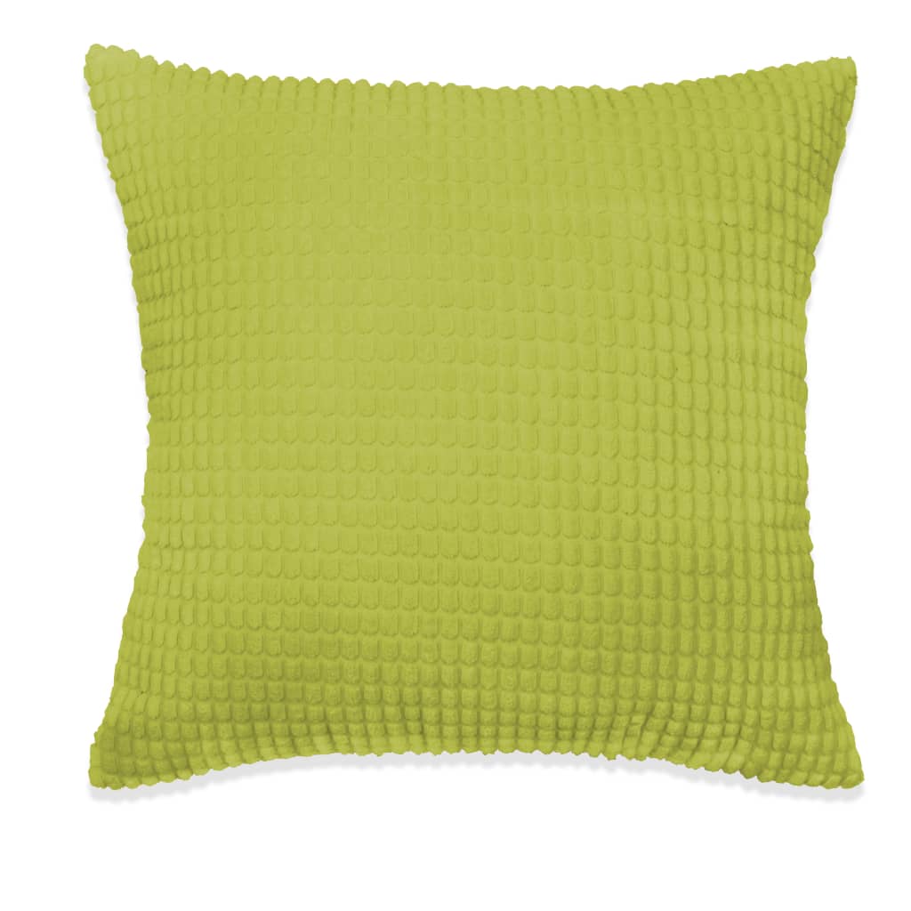 

vidaXL Sierkussenset 45x45 cm velours groen 2-delig