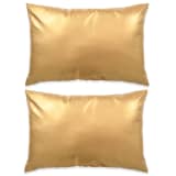 vidaXL 2 db poliuretán párna 40 x 60 cm aranyszínű