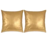 vidaXL 2 db poliuretán párna 60 x 60 cm aranyszínű