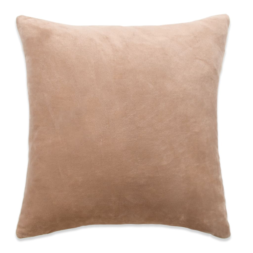 vidaXL 2-delige Sierkussenset 45x45 cm stof beige