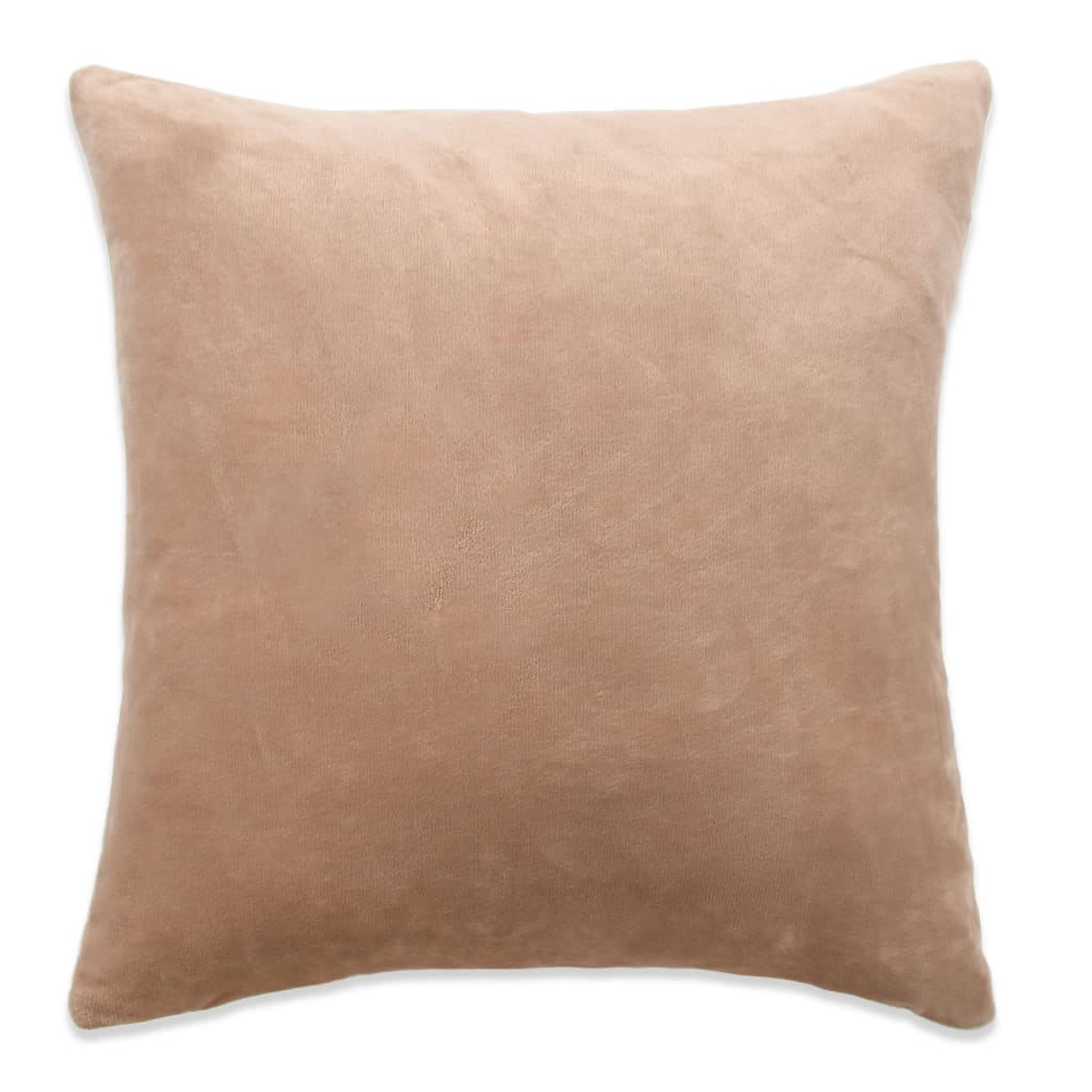 

vidaXL Kussenhoezen 4 st 80x80 cm stof beige