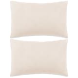 vidaXl 2 db velúr párna 40 x 60 cm törtfehér